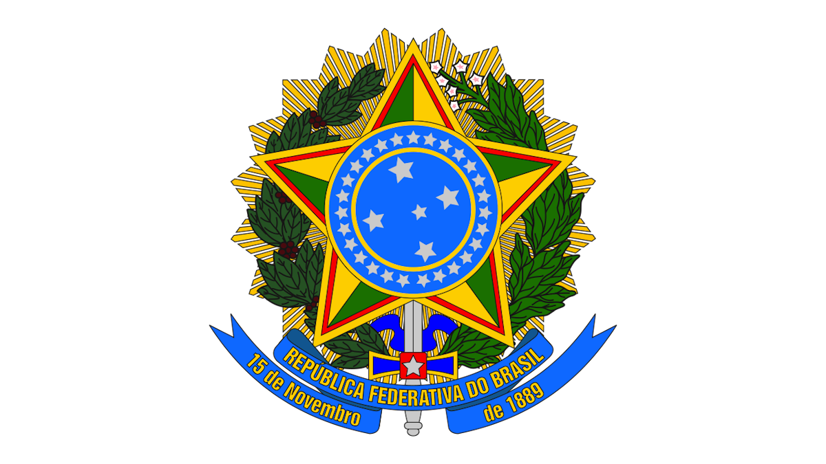 Brasão oficial da republica brasileira